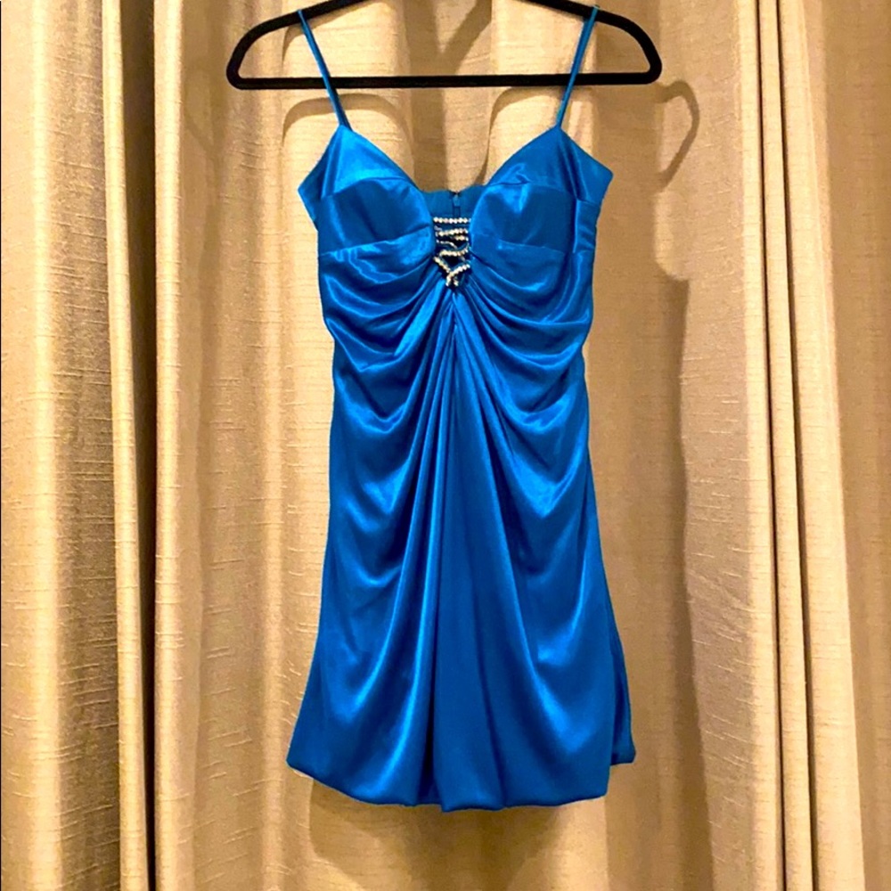 Morgan & Co. Royal Blue, Sapphire & Cobalt Dress